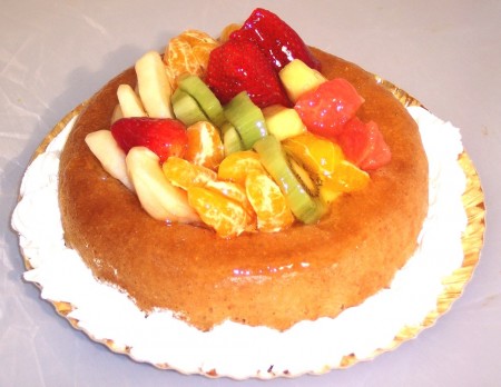 Baba aux fruits frais