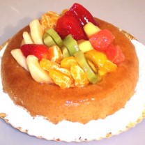 Baba aux fruits frais